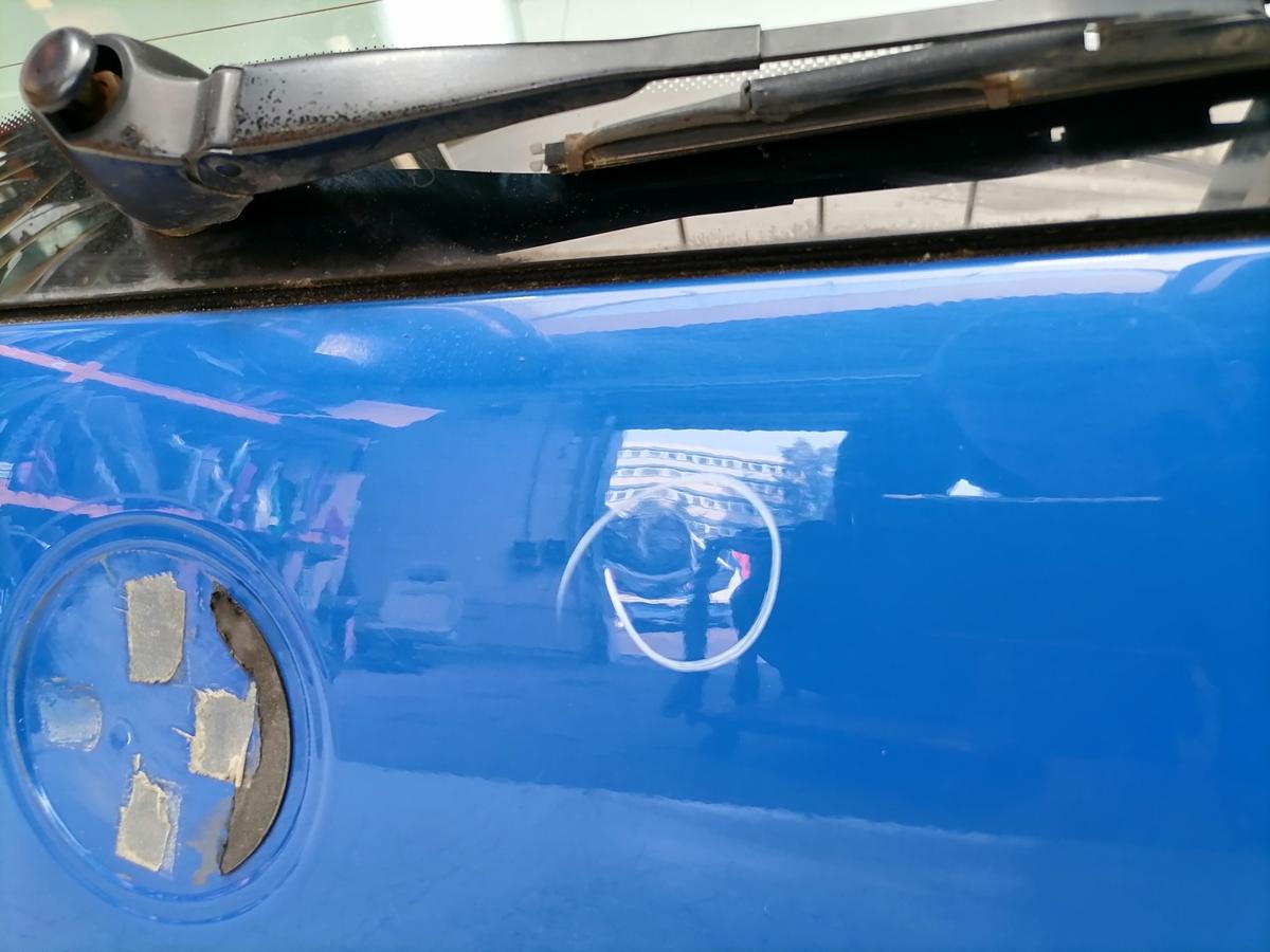 VW Lupo original Heckklappe mit Heckscheibe LW5Z Jazz Blue Bj.2000